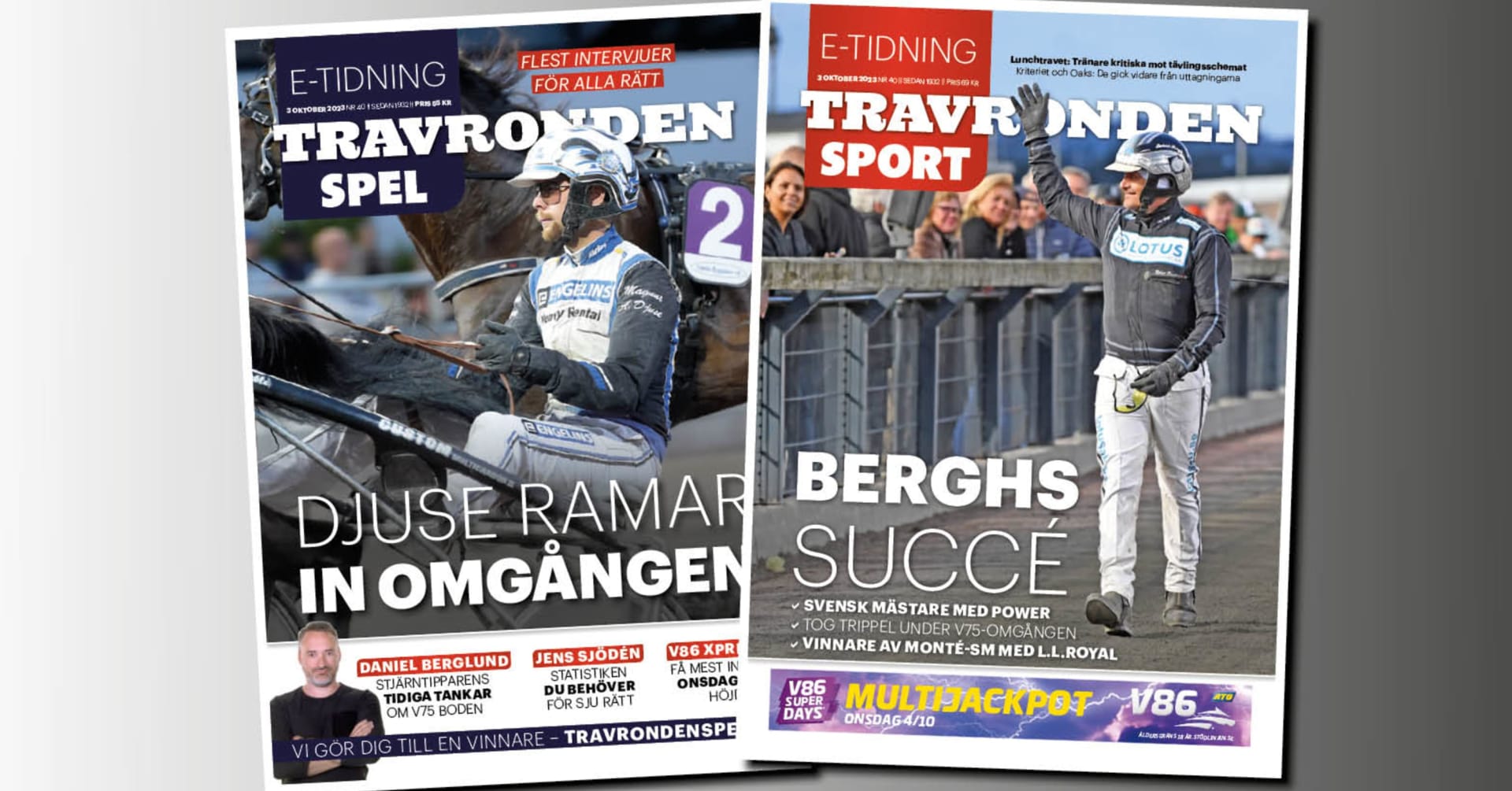 Nya nummer av Travronden Sport och Travronden Spel ute · Senaste nyheterna om trav · Travronden