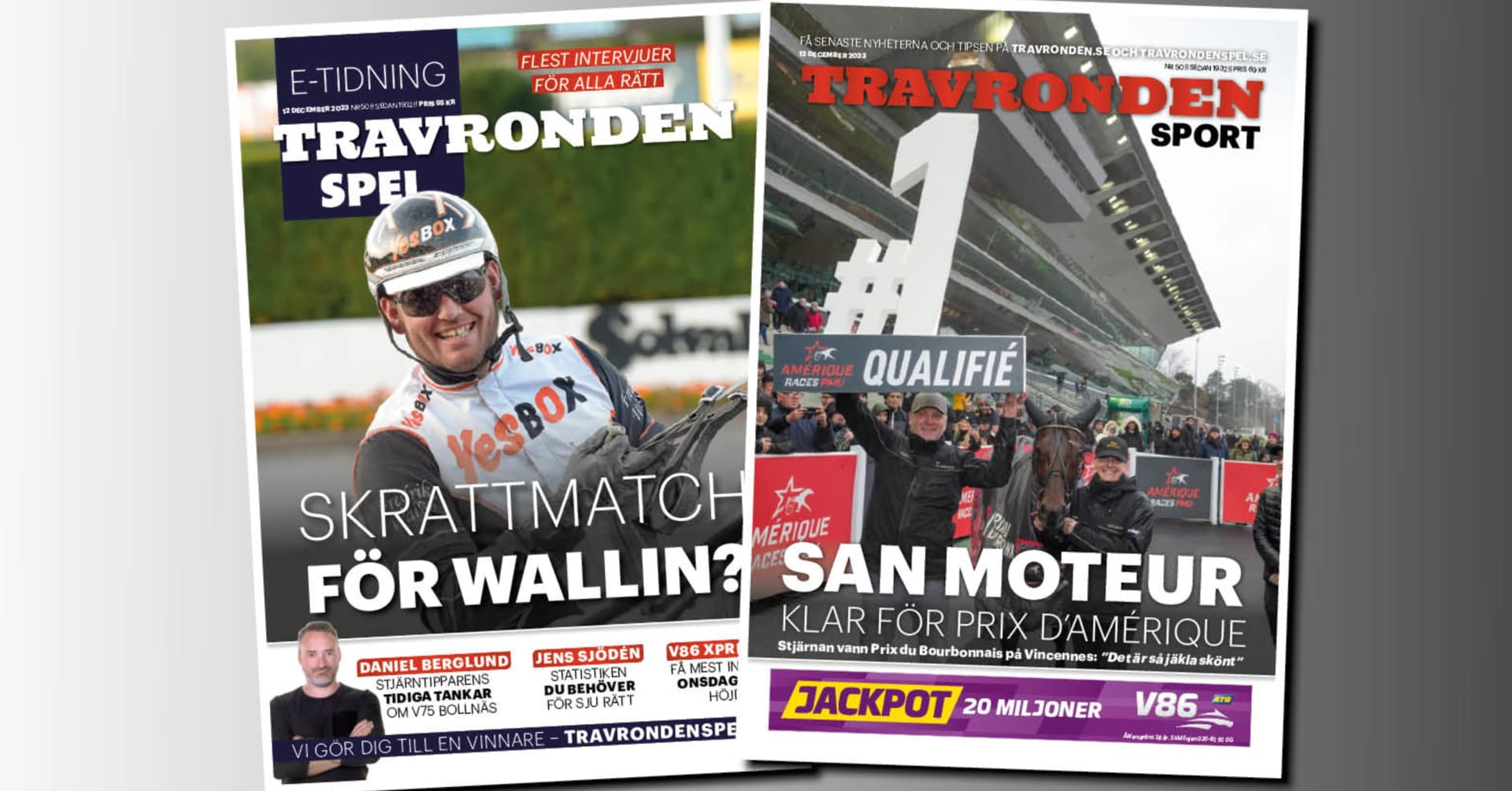 Nya nummer av Travronden Sport och Travronden Spel ute · Senaste nyheterna om trav · Travronden