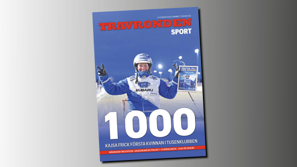 Kajsa Frick står givetvis i fokus den här veckan. I söndags blev hon första kvinna att träda in i den exklusiva Tusenklubben.