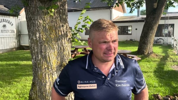 Kim Pedersen tog en V75-dubbel på Axevalla