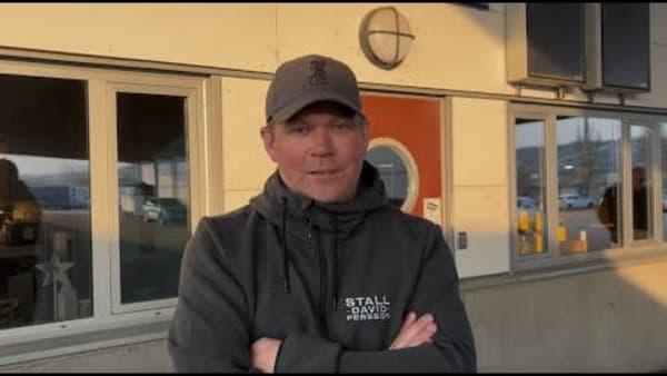 David Persson i intervju inför V86.