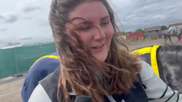 Rötungen vann montéloppet på Gärdet.