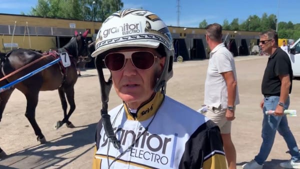 Per Nordström inför loppet med Önas Prince