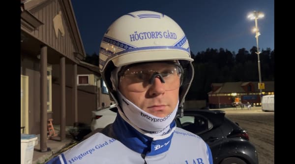 Andreas Lövdal inför V86-2 med Night Hawk